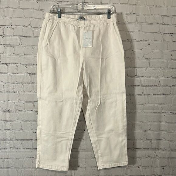 Anthology Jeggings Cropped White Size 16 - Picture 1 of 3